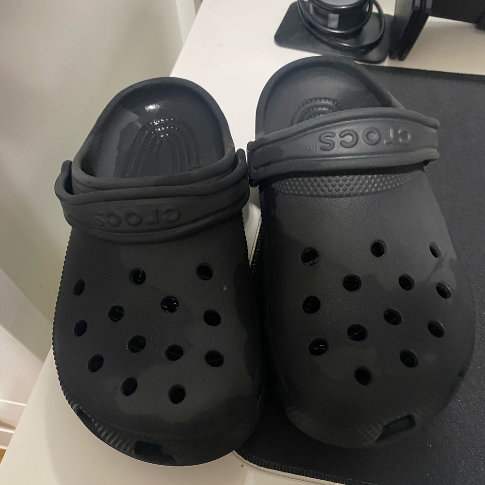 CROCS Kids Black Water Shoes